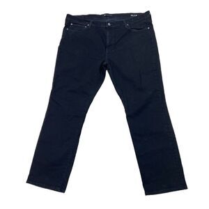 Madewell Jeans Men 40 X 30 Black Slim Straight Dark Denim Cotton Blend Punk Rock